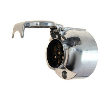 Gniazdo 12V 7-styk.alum.