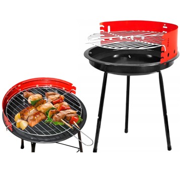 Grill turystyczny okrągły-bez pokrywy