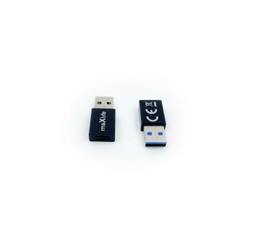 GSM-Adapter Maxlife- USB-A do USB-C czarny