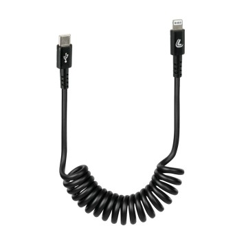 GSM-kabel spiralny -USB-C - Apple -1m ład./synch