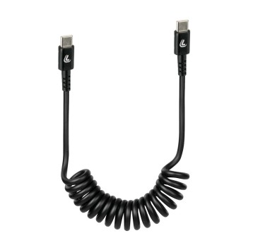 GSM-kabel spiralny -USB-C - USB-C -1m ład./synch
