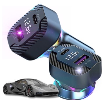 GSM-Ładowarka sam.FAST. QC 1x USB-A ,1x USB-C