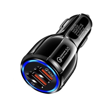 GSM-Ładowarka sam.FAST- QC 2 x USB-A 30W