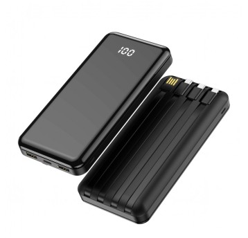 GSM-Power Bank ALLin1 10000mAh z wbudow.kablami