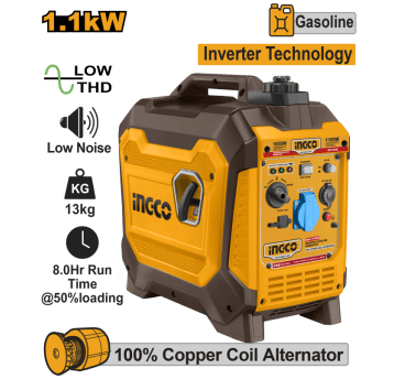 INGCO-Agregat prądotwórczy inwertorowy 1,1kW