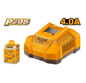 INGCO-Ładowarka do akum.litowo-jonowych 20V 4A