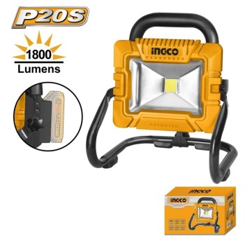 INGCO-Naświetlacz LED akumul.20V -1800 Lm