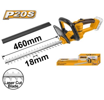 INGCO-Nożyce do żywopłotu akumul.20V 460mm