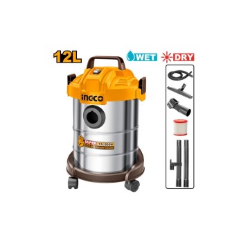 INGCO-Odkurzacz przemysł.800W 12L sucho/mokro
