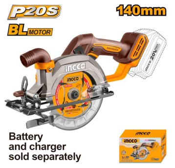INGCO-Pilarka tarczowa akumul.20V 140mm