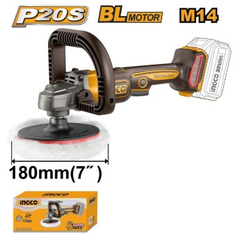 INGCO-Polerka akumul.20V -180mm