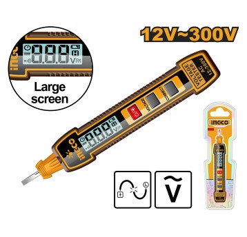 INGCO-Tester LCD elektr-próbnik napięcia 12-300V -