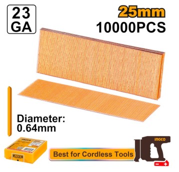 INGCO-Wkłady 25mm do gwoździarki aku.(10tys.szt)