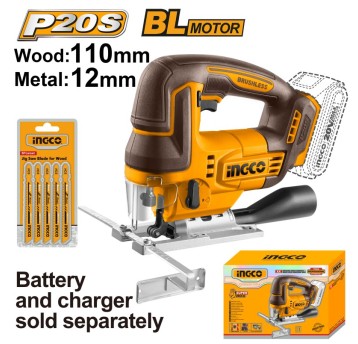INGCO-Wyrzynarka akumul.20V