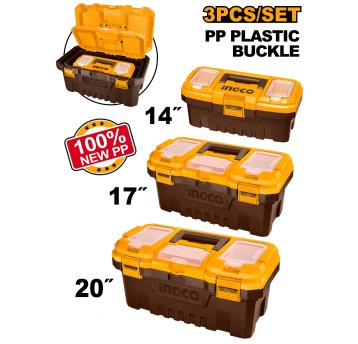 INGCO-Zestaw skrzynek narzędziowych