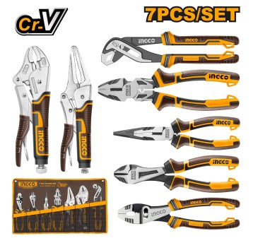 INGCO-Zestaw szczypiec 7szt etui