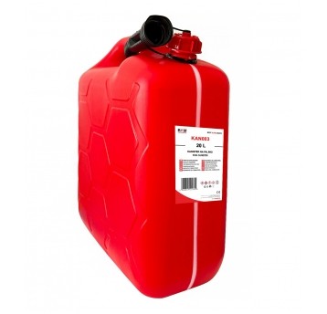 Kanister do paliwa 20L plastik czerwony