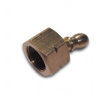 Końcówka węża gaz.3/8" mosiądz