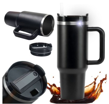 Kubek termiczny 1200ml ze słomką