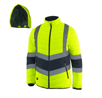Kurtka odblask.ociepl.-4SEASON pikowana 4XL