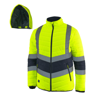 Kurtka odblask.ociepl.-4SEASON pikowana XL