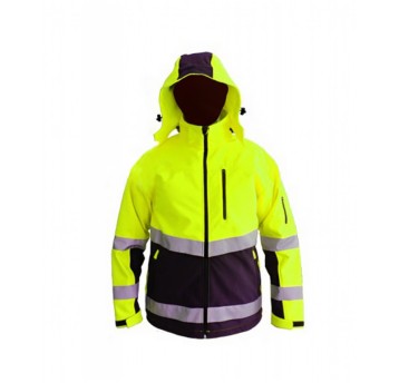 Kurtka odblask.SOFTSHELL SNOW HAWK -żółta- L