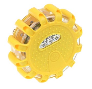 Lampa drogowa flara LED żółta-zasil. 3xAAA