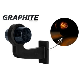 Lampa LED 12/24-kierunkowskaz wys.długi GRAPHITE