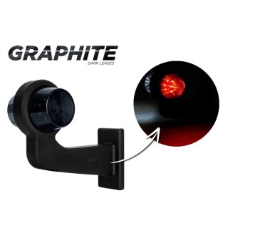 Lampa LED 12/24V-H102 łamana dł.prawa GRAPHITE
