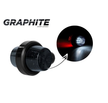 Lampa LED 12/24V-H102 prosta krótka GRAPHITE