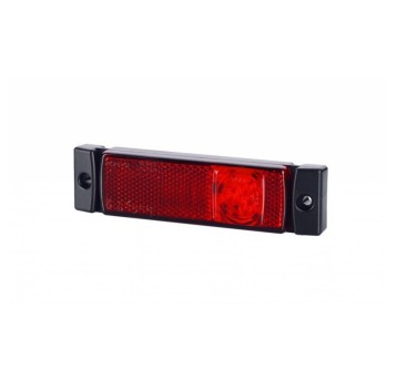 Lampa LED 12/24V-H41 stała czerw.