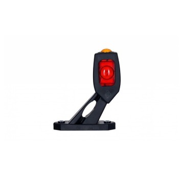 Lampa LED 12/24V-H53 skos.kr.+boczna L moc.poziom.