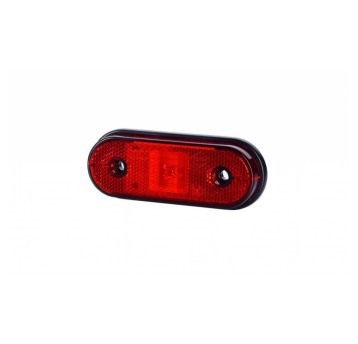 Lampa LED 12/24V-H61 stała czerw.