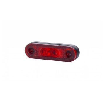 Lampa LED 12/24V-H72 stała czerwona