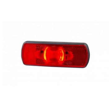 Lampa LED 12/24V-H85 wpuszcz.czerwona