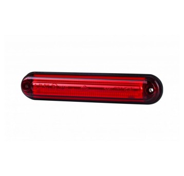 Lampa LED 12/24V-H91 czerwona światłowód