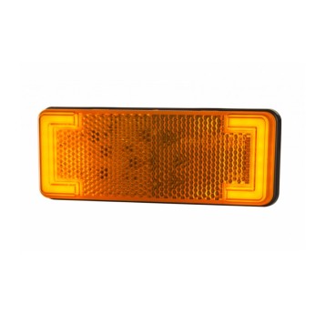 Lampa LED 12/24V-H92B SLIM żółta wpuszczana