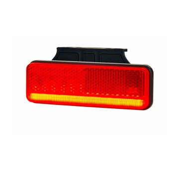 Lampa LED 12/24V-H93 SLIM czerwona podwieszana