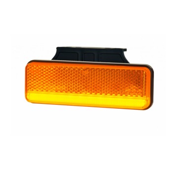 Lampa LED 12/24V-H93 SLIM żółta podw.+kierunk.