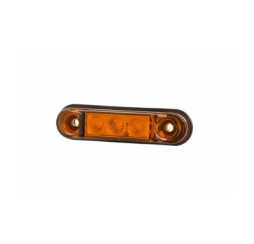 Lampa LED 12/24V-H95 SLIM żółta
