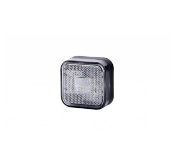 Lampa LED 12/24V-kwadrat biała