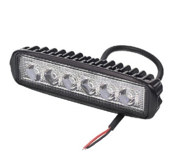 Lampa robocza 6 LED 6x3W-wąska 10/30V gr.40mm