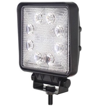 Lampa robocza 8 LED 8x3W-kwadr.12/24V