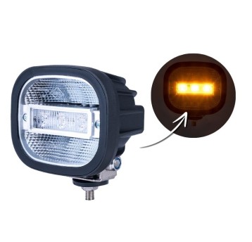 Lampa robocza LED 12/24V HOR 142 ORANGE