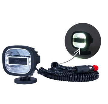 Lampa robocza LED 12/24V HOR 142 WHITE magnes