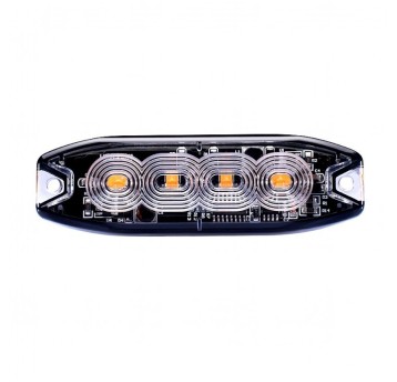 Lampa STROBO 4 X LED slim