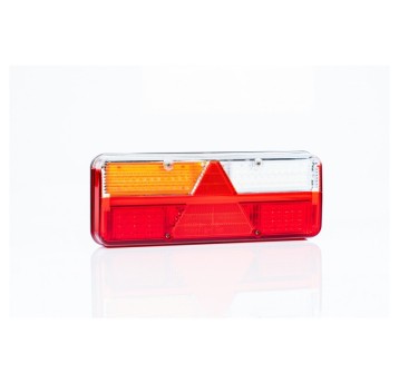 Lampa zespol.6-segm.LED 24V z trójk.lewa