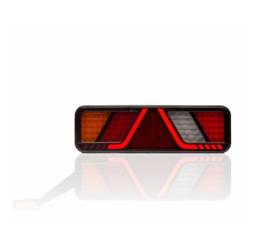 Lampa zespol.6-segm.LED 24V z trójk.prawa