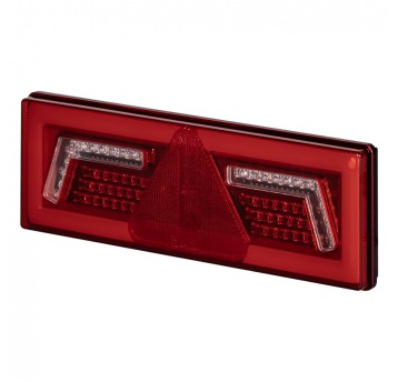 Lampa zespol.6-segm. z trójkątem LED 12/24V prawa