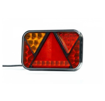 Lampa zespolona LED z trójkątem lewa